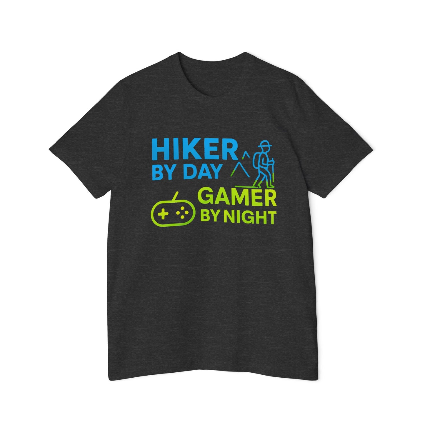 Hiker by Day, Gamer by Night Hiking Men's Premium T-Shirt