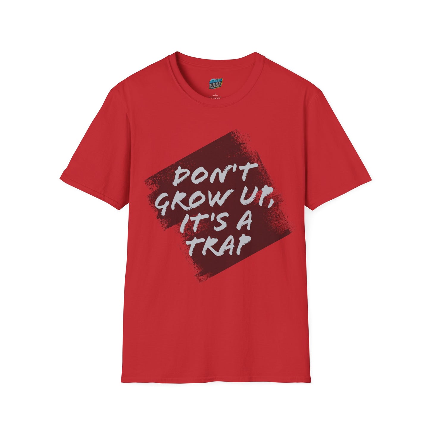 Don't grow up, it's a trap Humor Men's Basic Softstyle T-Shirt