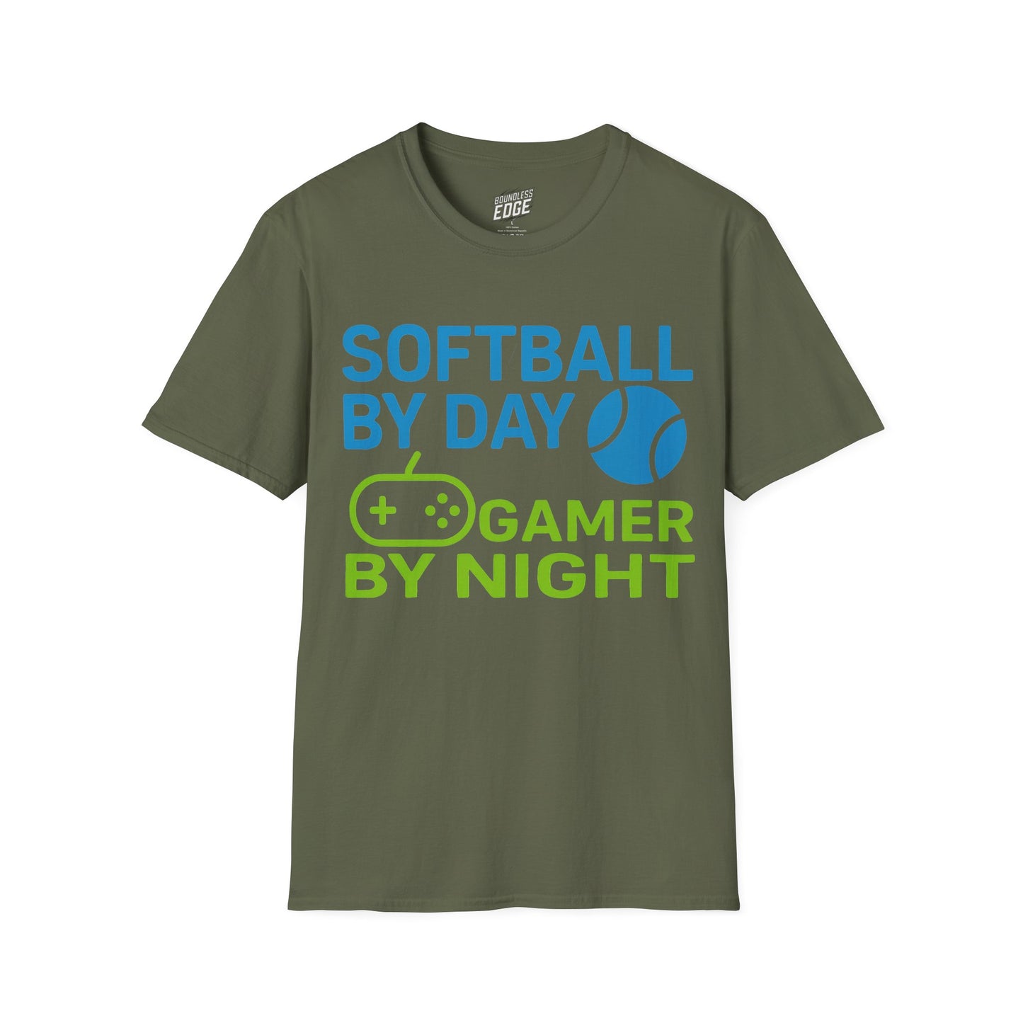 Softball by Day, Gamer by Night Women's Basic T-Shirt