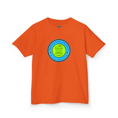 Professional Amateur Disc Golf Humor Boys' Heavy Cotton T-Shirt