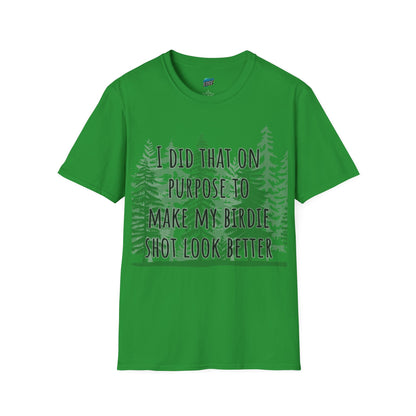 I Did That On Purpose... Golf Humor Men's Basic Softstyle T-Shirt