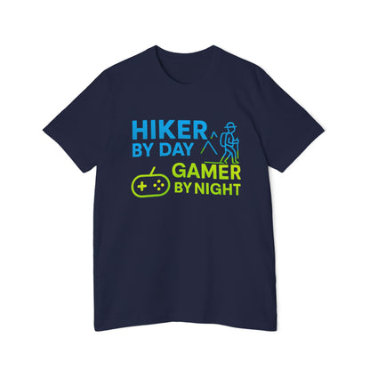 Hiker by Day, Gamer by Night Hiking Men's Premium T-Shirt
