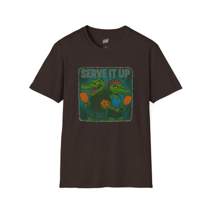 Serve It Up Pickleball Men's Basic T-Shirt