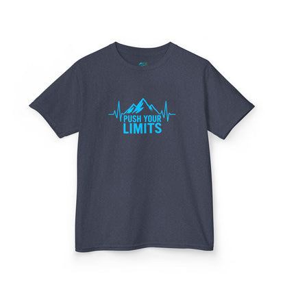 Push Your Limits Hiking Girls' Heavy Cotton T-Shirt