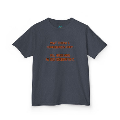 Construction Joke Humor Girls' Heavy Cotton T-Shirt