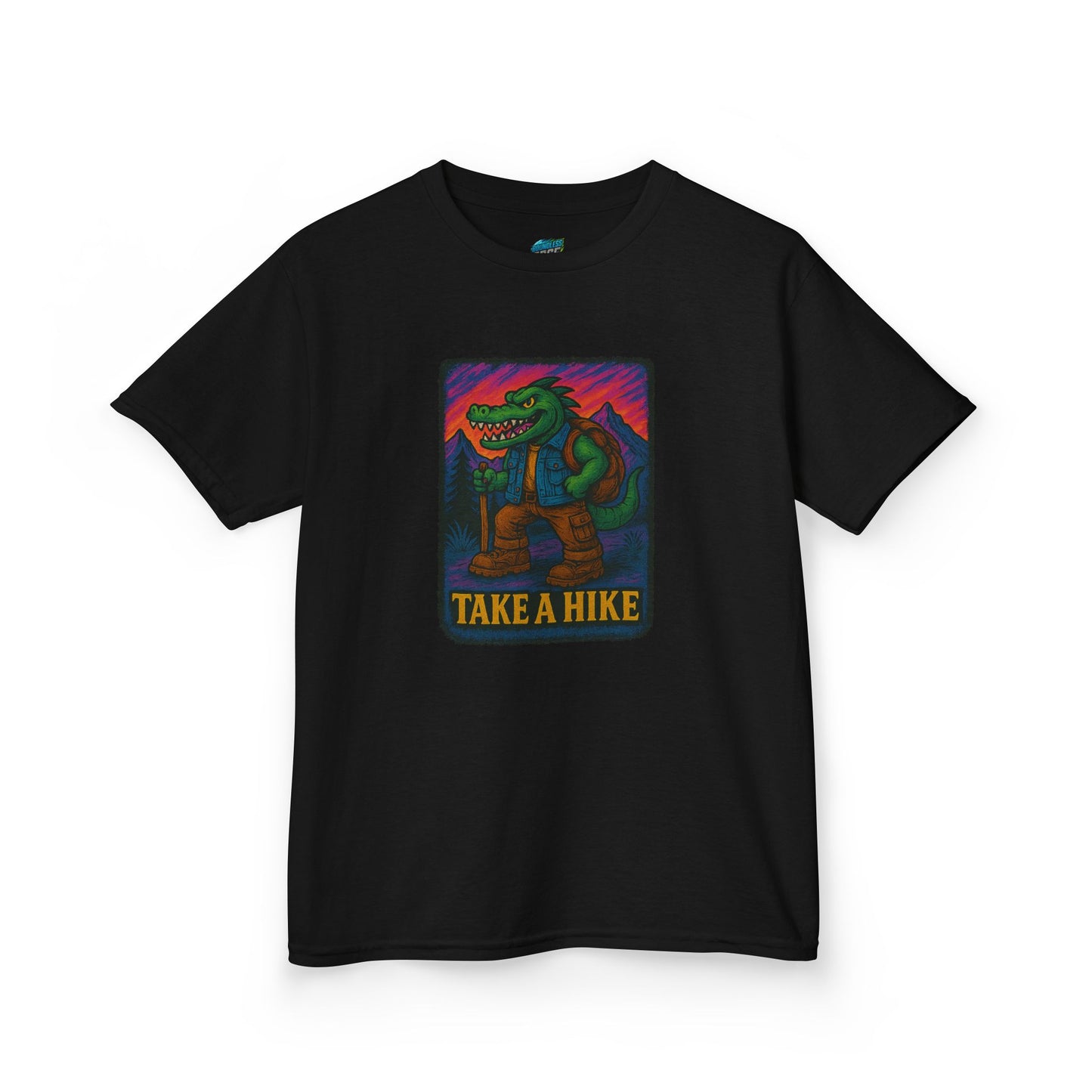 Take a Hike. Gator Hiking Boys' Heavy Cotton T-Shirt