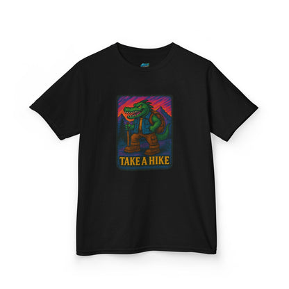 Take a Hike. Gator Hiking Boys' Heavy Cotton T-Shirt