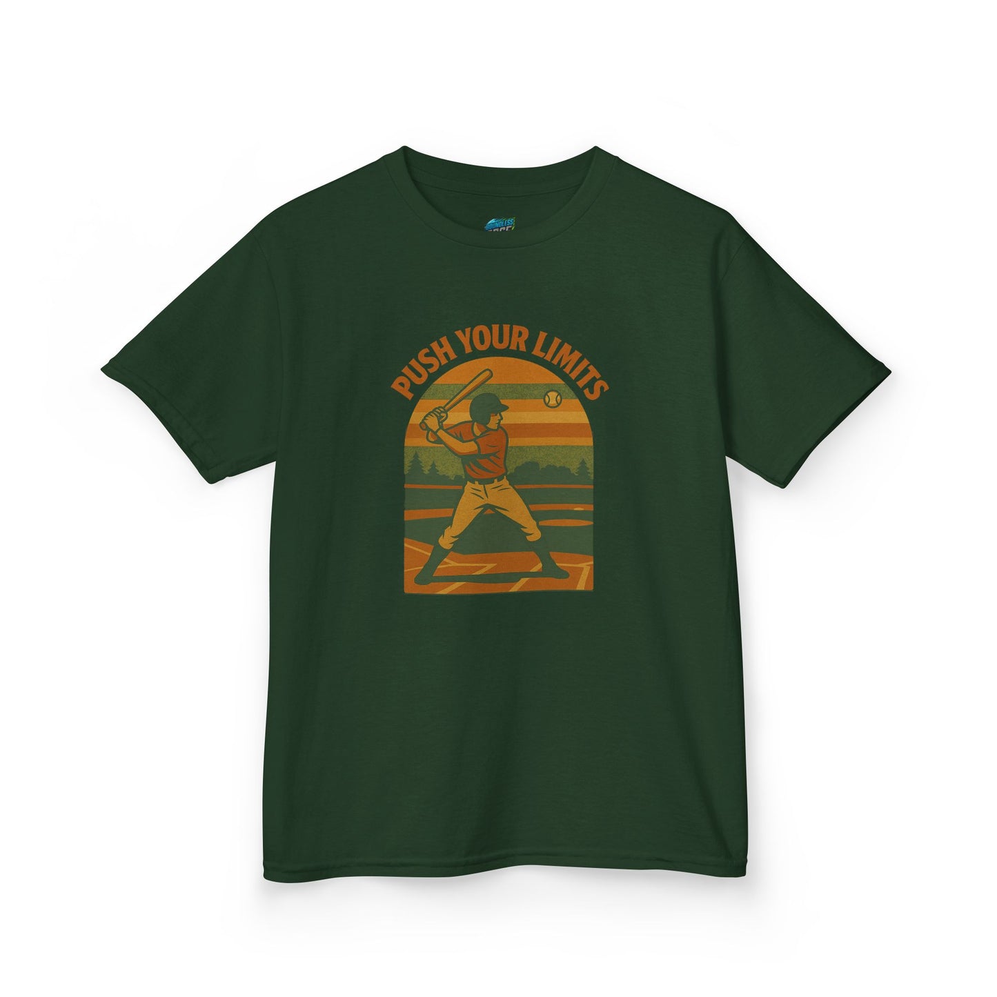 Push Your Limits Baseball Classic Boys' Heavy Cotton T-Shirt