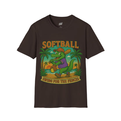 Gator Vibes Softball Edition Women's Basic T-Shirt (Swing for the Fences)