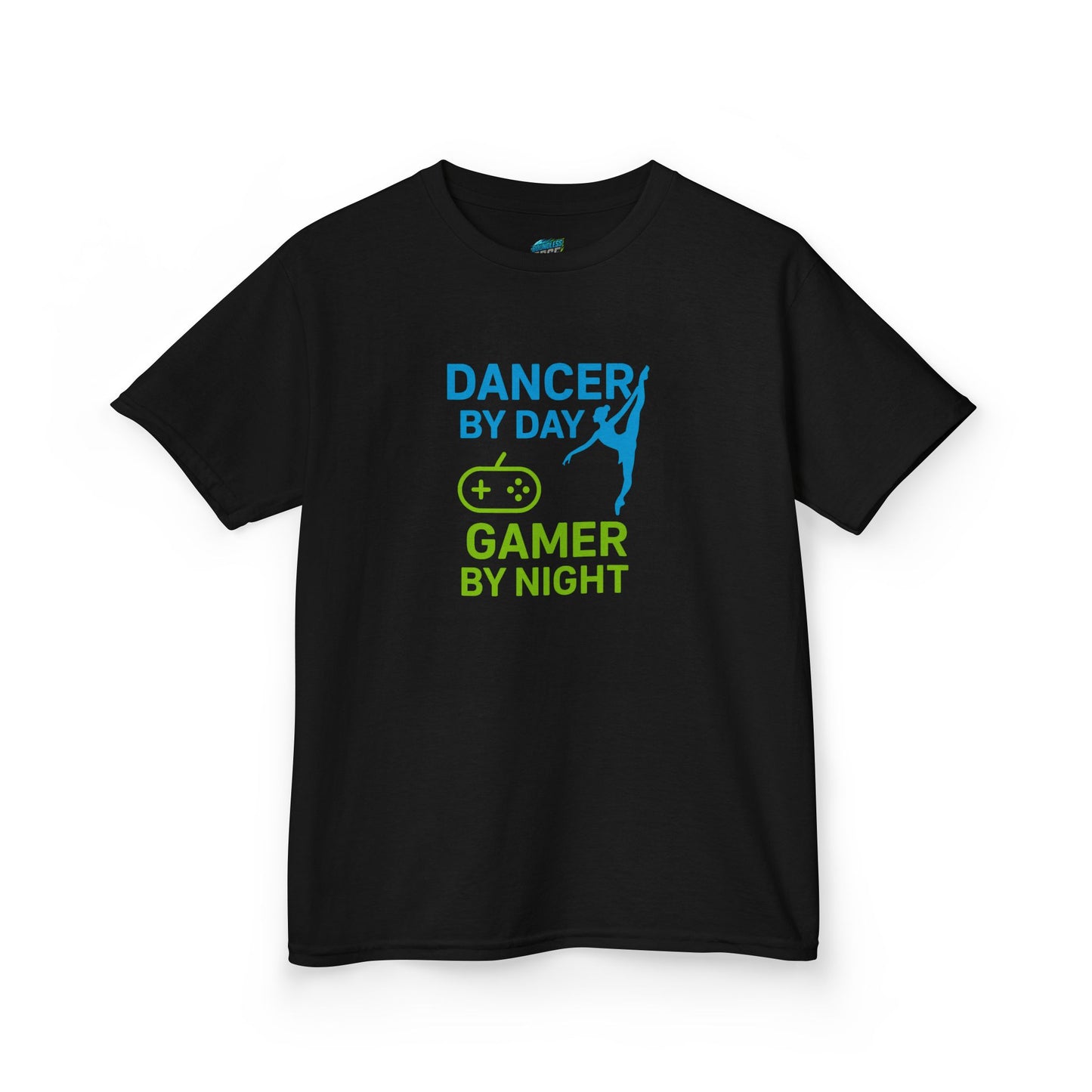 Dancer by Day, Gamer by Night Girls' Heavy Cotton T-Shirt