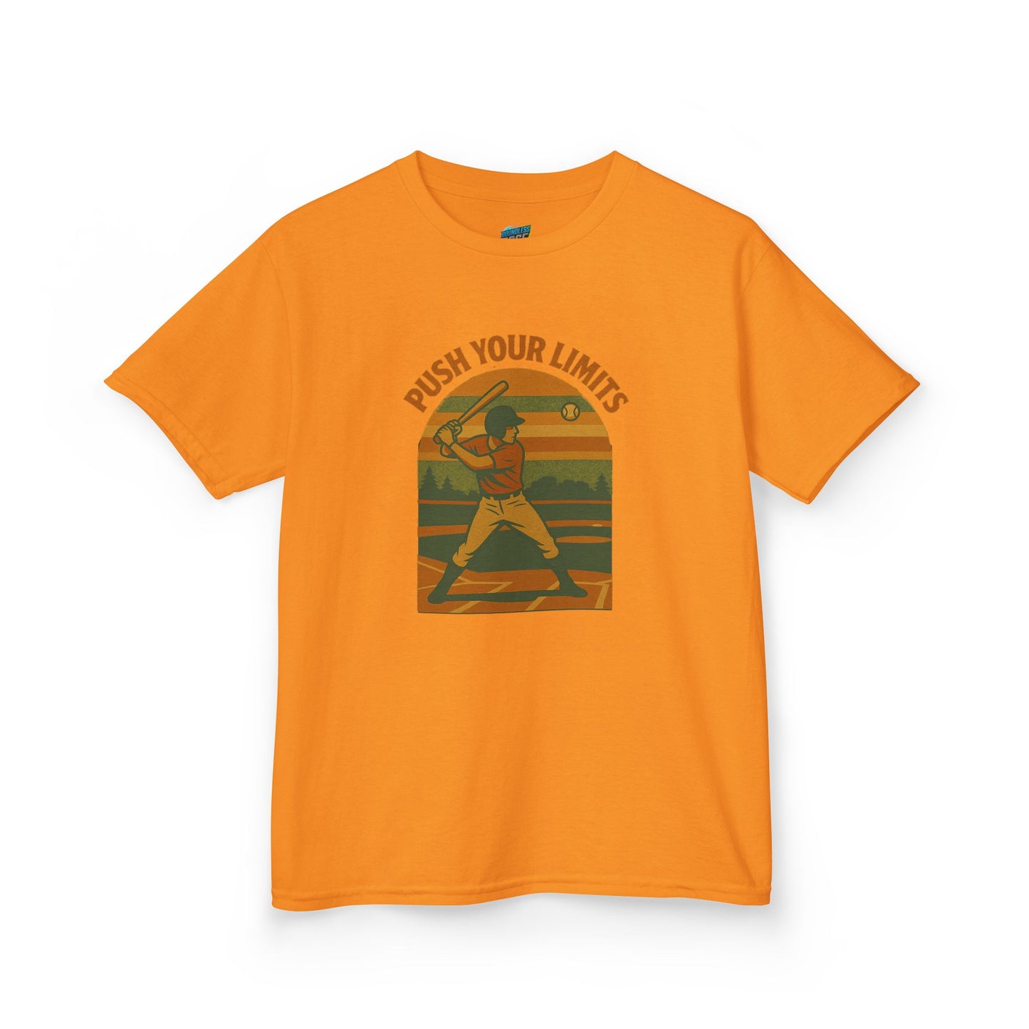 Push Your Limits Baseball Classic Boys' Heavy Cotton T-Shirt