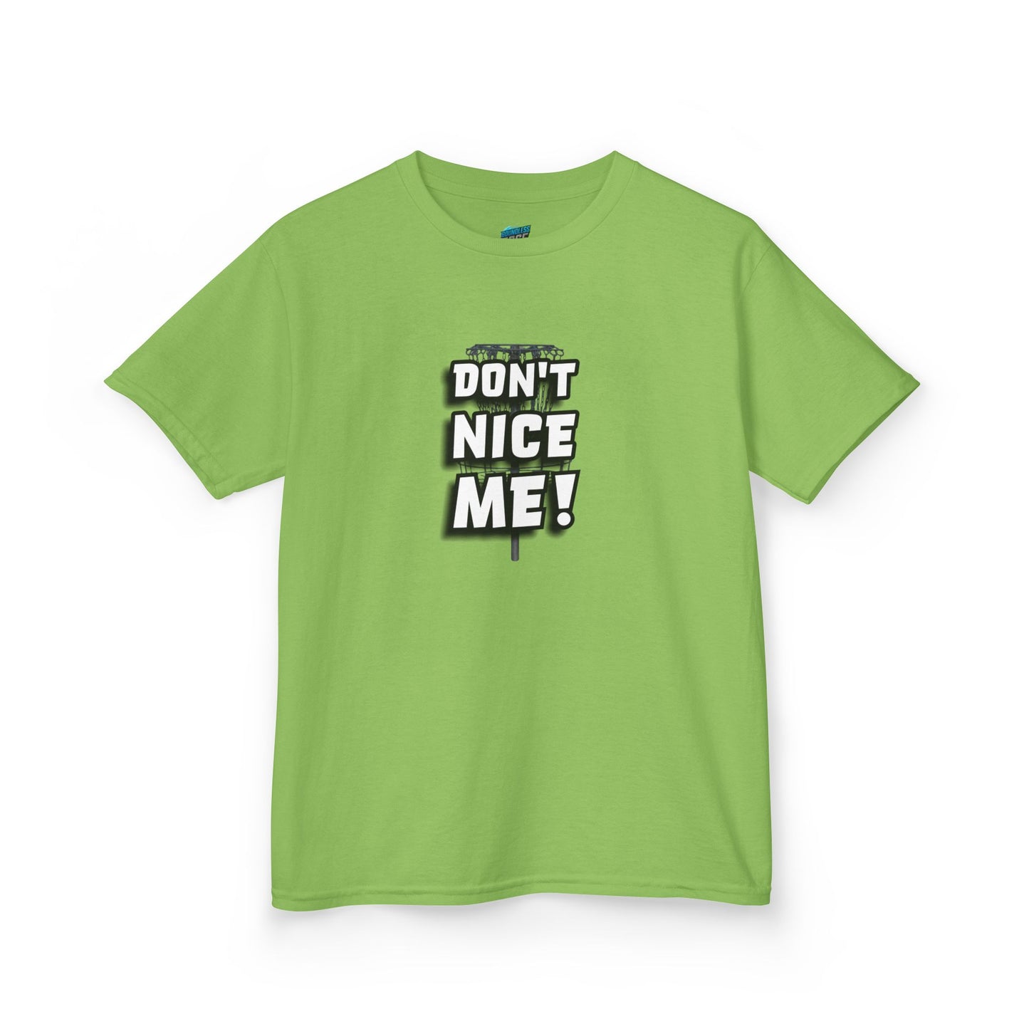 Don't Nice Me! Disc Golf Humor Boys' Heavy Cotton T-Shirt