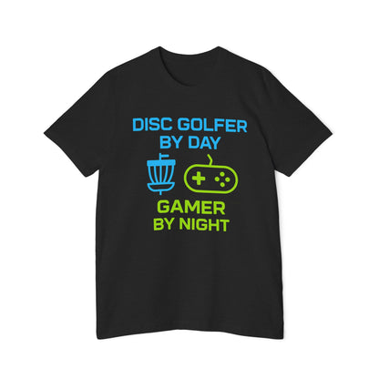 Disc Golfer by Day, Gamer by Night Disc Golf Women's Premium T-Shirt