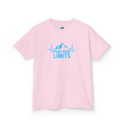 Push Your Limits Hiking Girls' Heavy Cotton T-Shirt