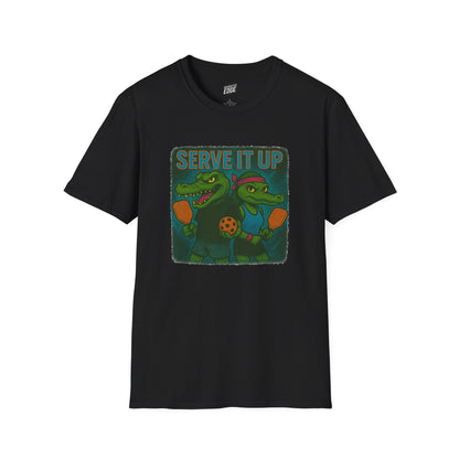 Serve It Up Pickleball Men's Basic T-Shirt