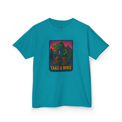 Take a Hike. Gator Hiking Boys' Heavy Cotton T-Shirt