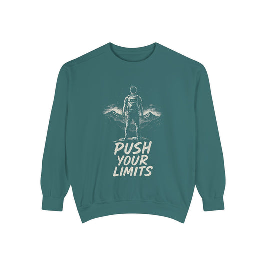 Summit Edition Push Your Limits Hiking Women's Premium Crewneck Sweatshirt