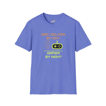 Disc Golf by Day, Gamer by Night Men's Basic T-Shirt
