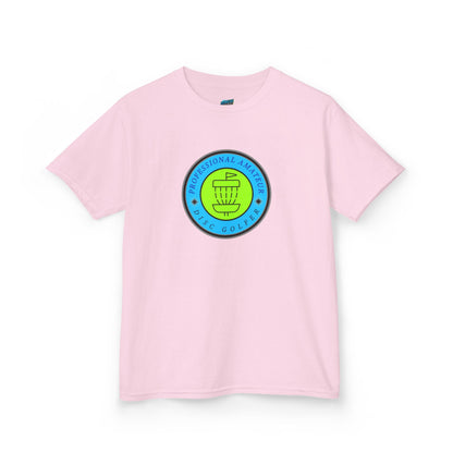 Professional Amateur Disc Golf Humor Boys' Heavy Cotton T-Shirt