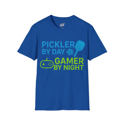 Pickler by Day, Gamer by Night Pickleball Women's Basic T-Shirt