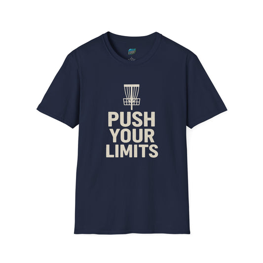 Push Your Limits Disc Golf Men's Basic T-Shirt