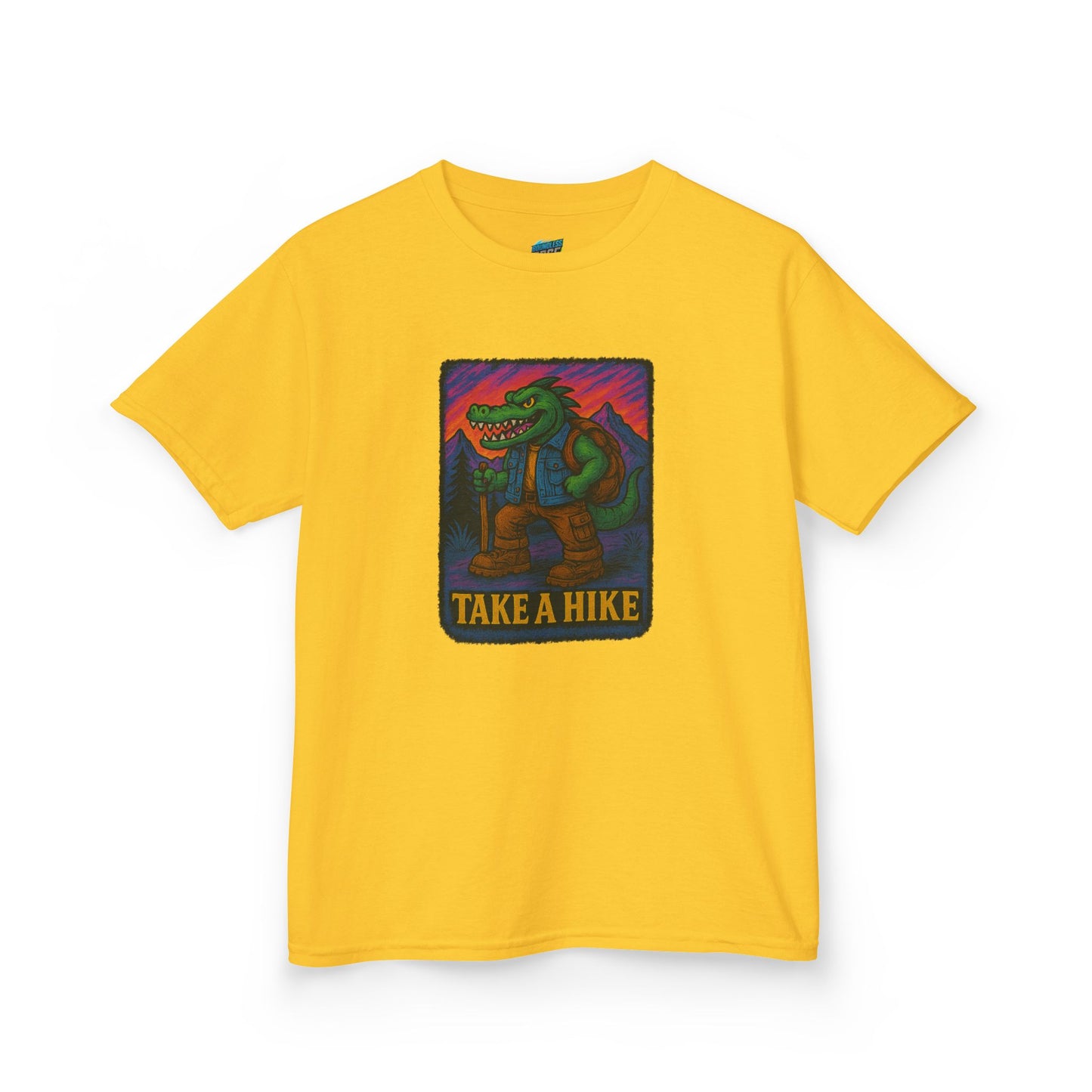 Take a Hike. Gator Hiking Boys' Heavy Cotton T-Shirt