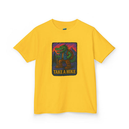 Take a Hike. Gator Hiking Boys' Heavy Cotton T-Shirt