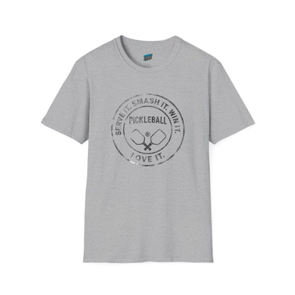 Serve it. Smash it. Win it. Love it. Pickleball Women's Basic T-Shirt