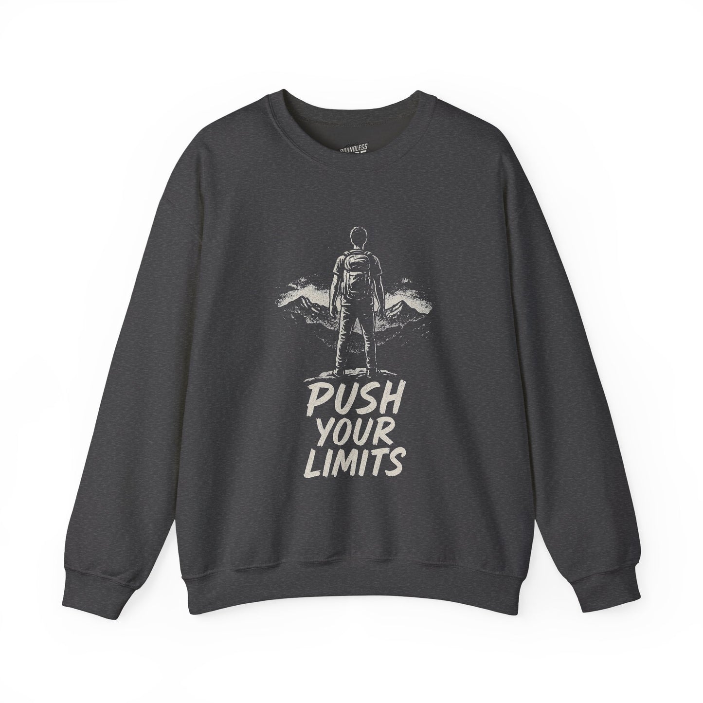 Summit Edition Push Your Limits Hiking Women's Basic Crewneck Sweatshirt