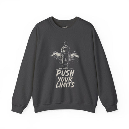 Summit Edition Push Your Limits Hiking Women's Basic Crewneck Sweatshirt