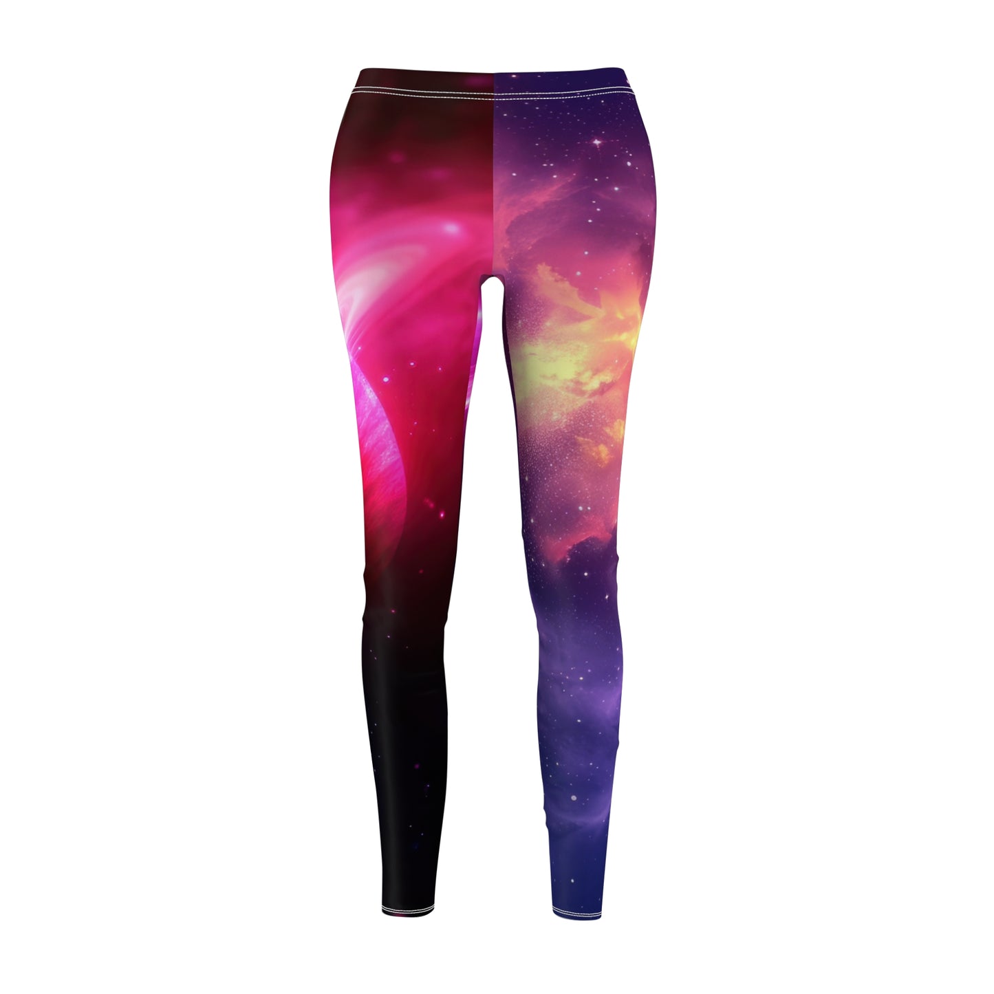 Galaxy Inspired Women's Cosmic Cut & Sew Casual Leggings Bottoms