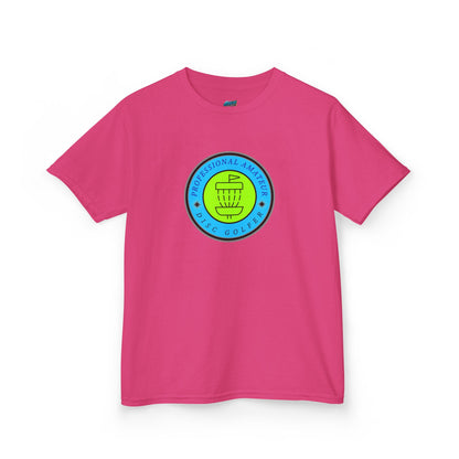 Professional Amateur Disc Golf Humor Boys' Heavy Cotton T-Shirt