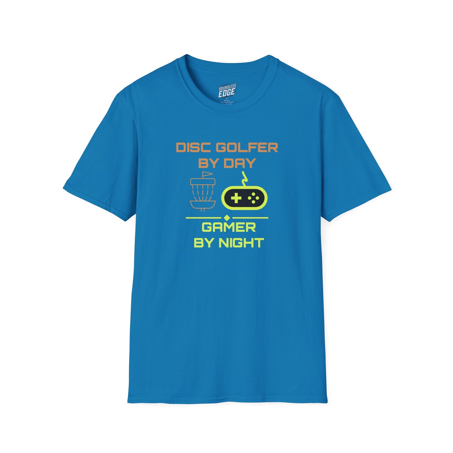 Disc Golf by Day, Gamer by Night Men's Basic T-Shirt