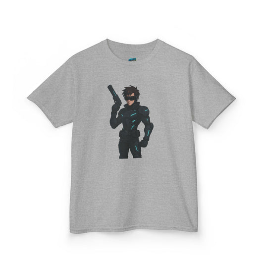 Cyber Agent Anime Boys' Heavy Cotton T-Shirt