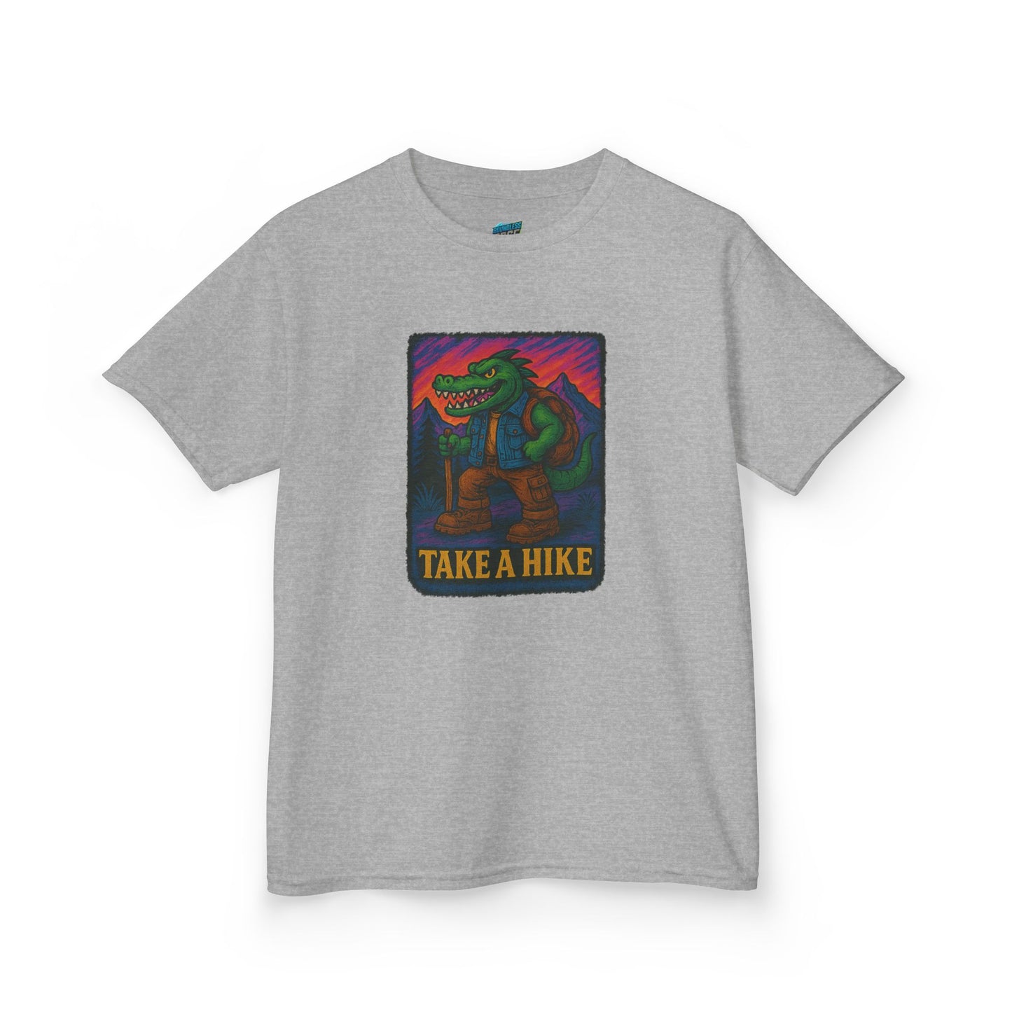 Take a Hike. Gator Hiking Boys' Heavy Cotton T-Shirt