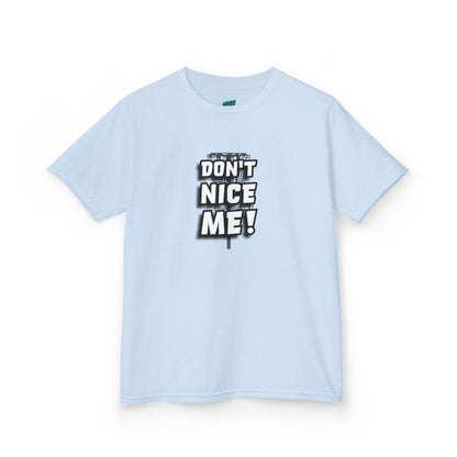 Don't Nice Me! Disc Golf Humor Boys' Heavy Cotton T-Shirt
