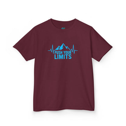 Push Your Limits Hiking Girls' Heavy Cotton T-Shirt