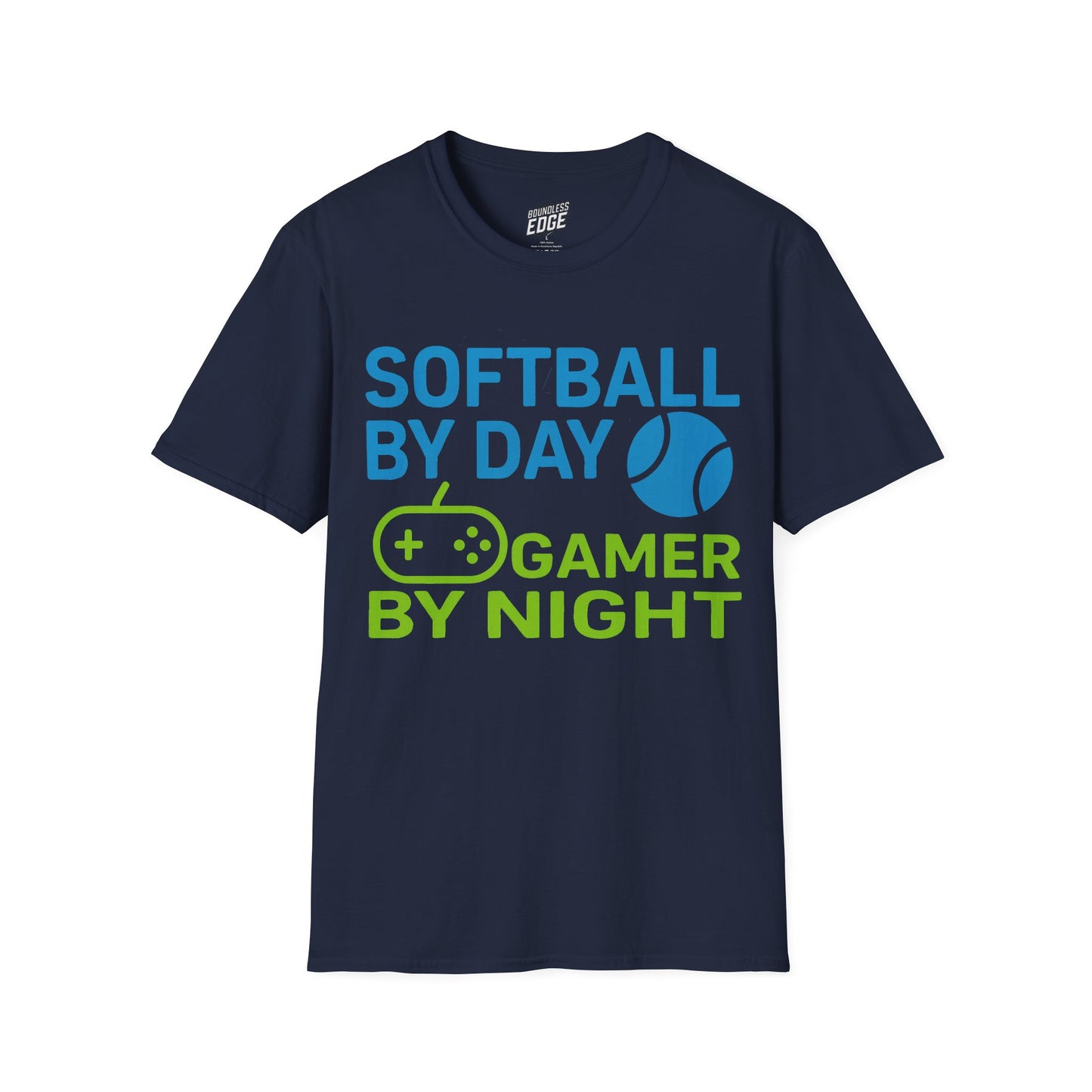 Softball by Day, Gamer by Night Women's Basic T-Shirt