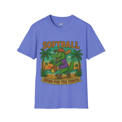 Gator Vibes Softball Edition Women's Basic T-Shirt (Swing for the Fences)