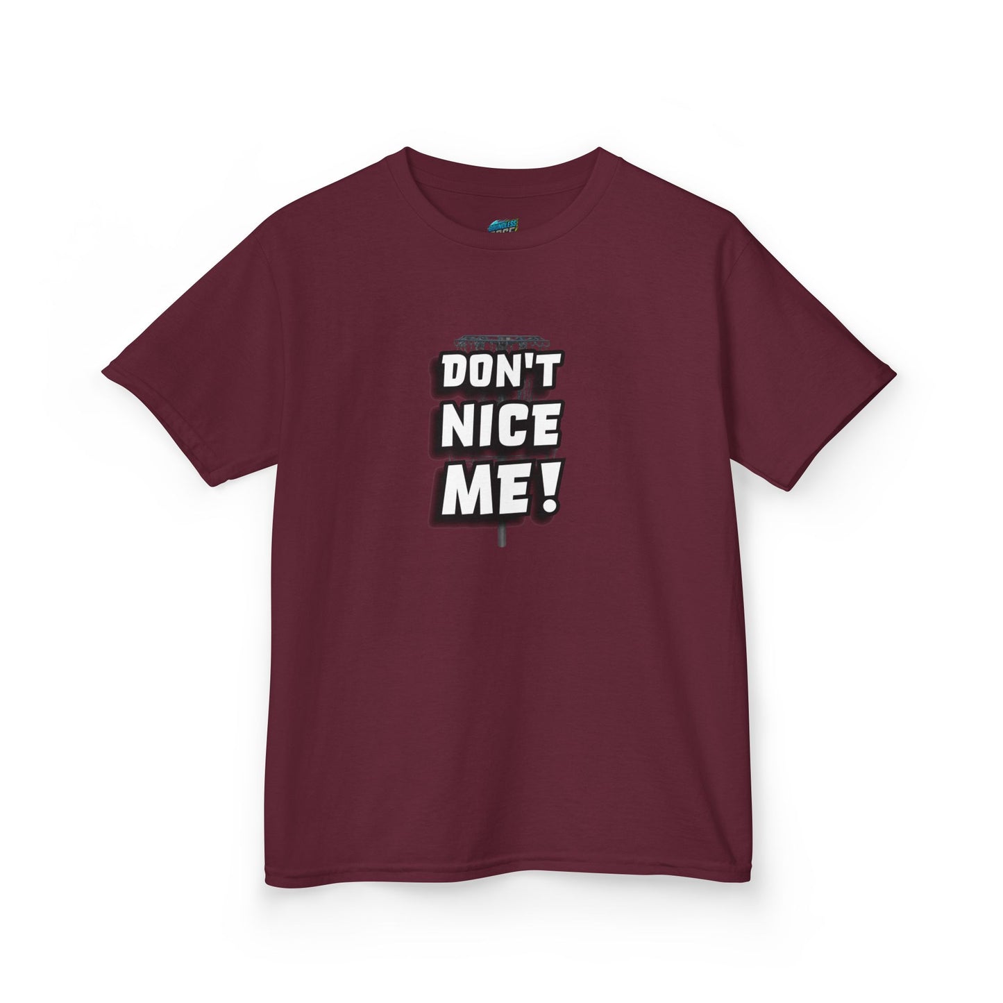 Don't Nice Me! Disc Golf Humor Boys' Heavy Cotton T-Shirt