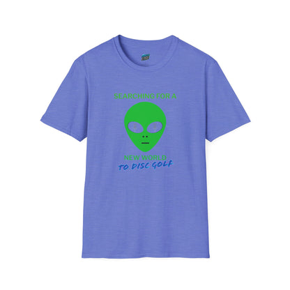 Alien New World To... Disc Golf Humor Men's Basic Softstyle T-Shirt