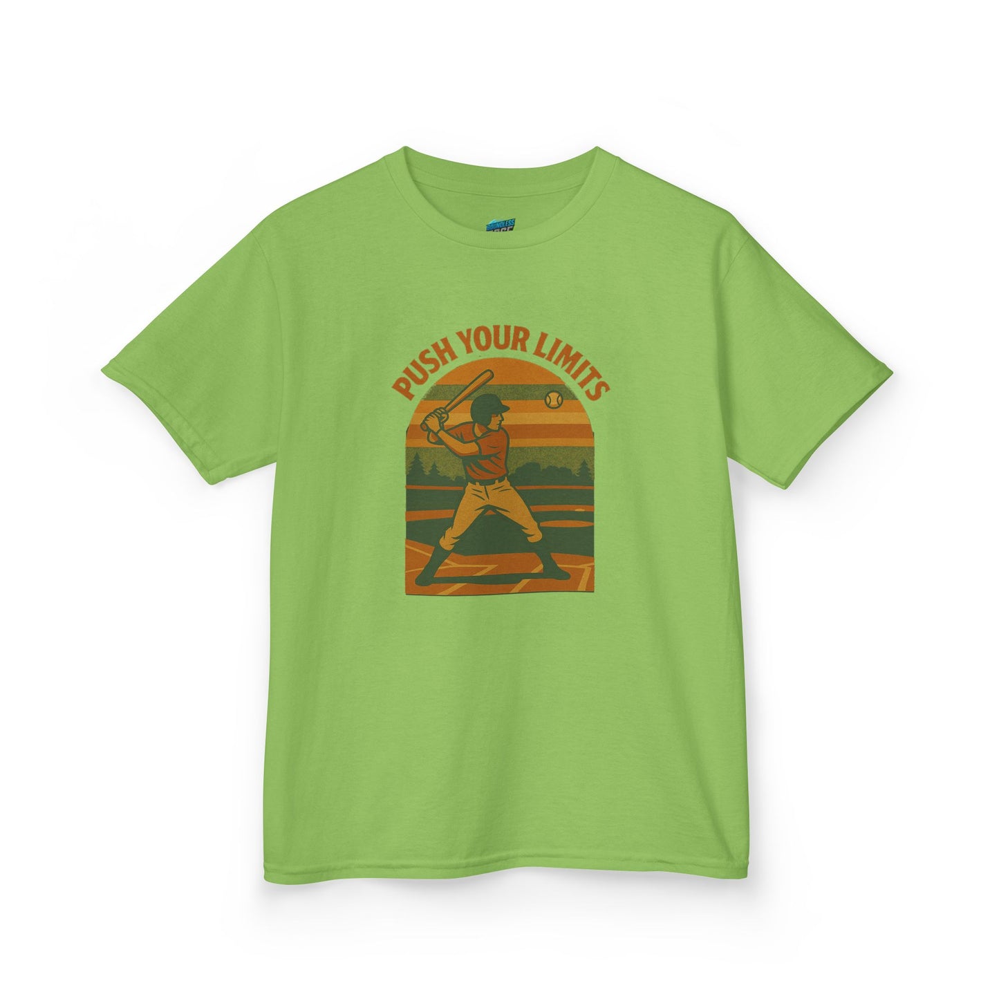 Push Your Limits Baseball Classic Boys' Heavy Cotton T-Shirt