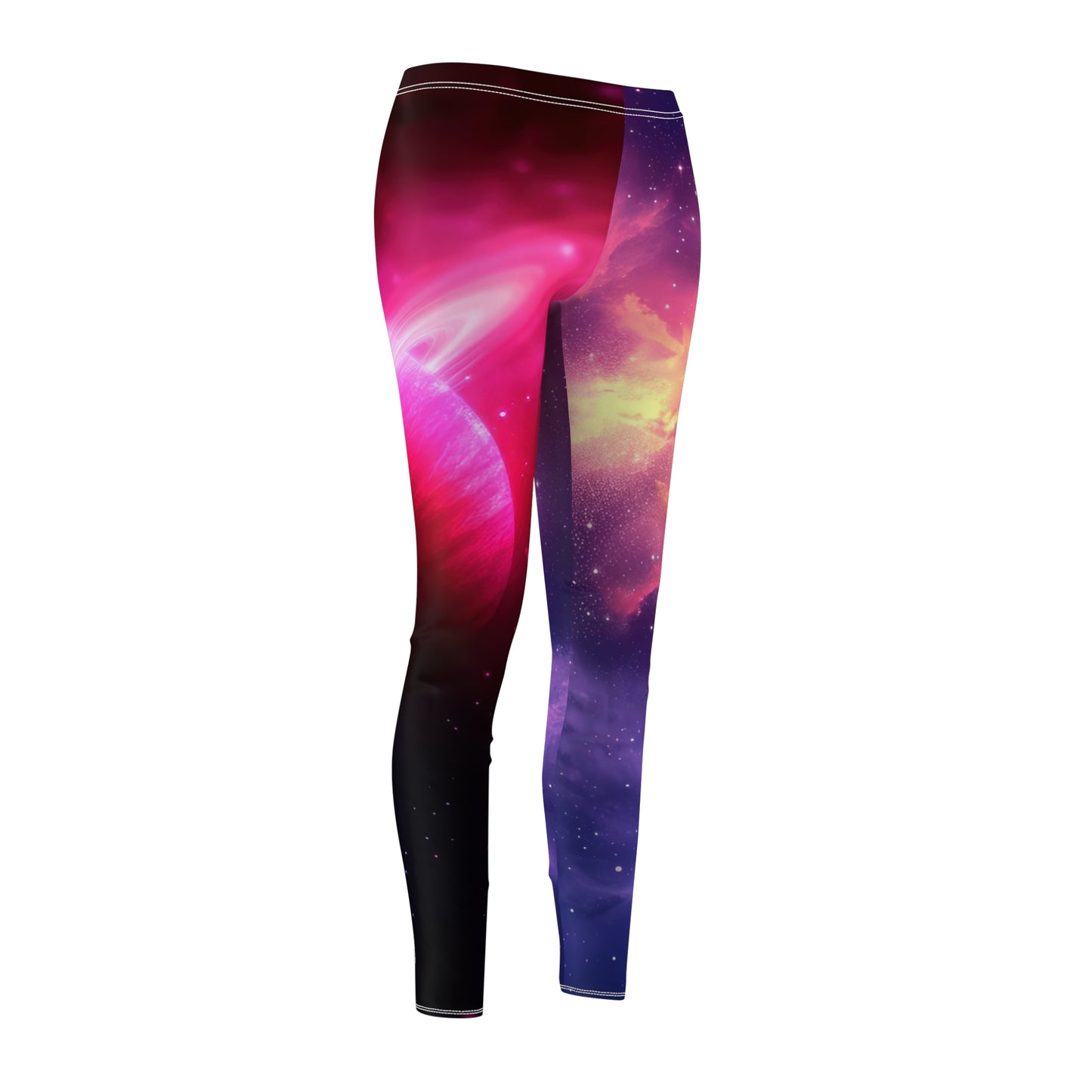 Galaxy Inspired Women's Cosmic Cut & Sew Casual Leggings Bottoms