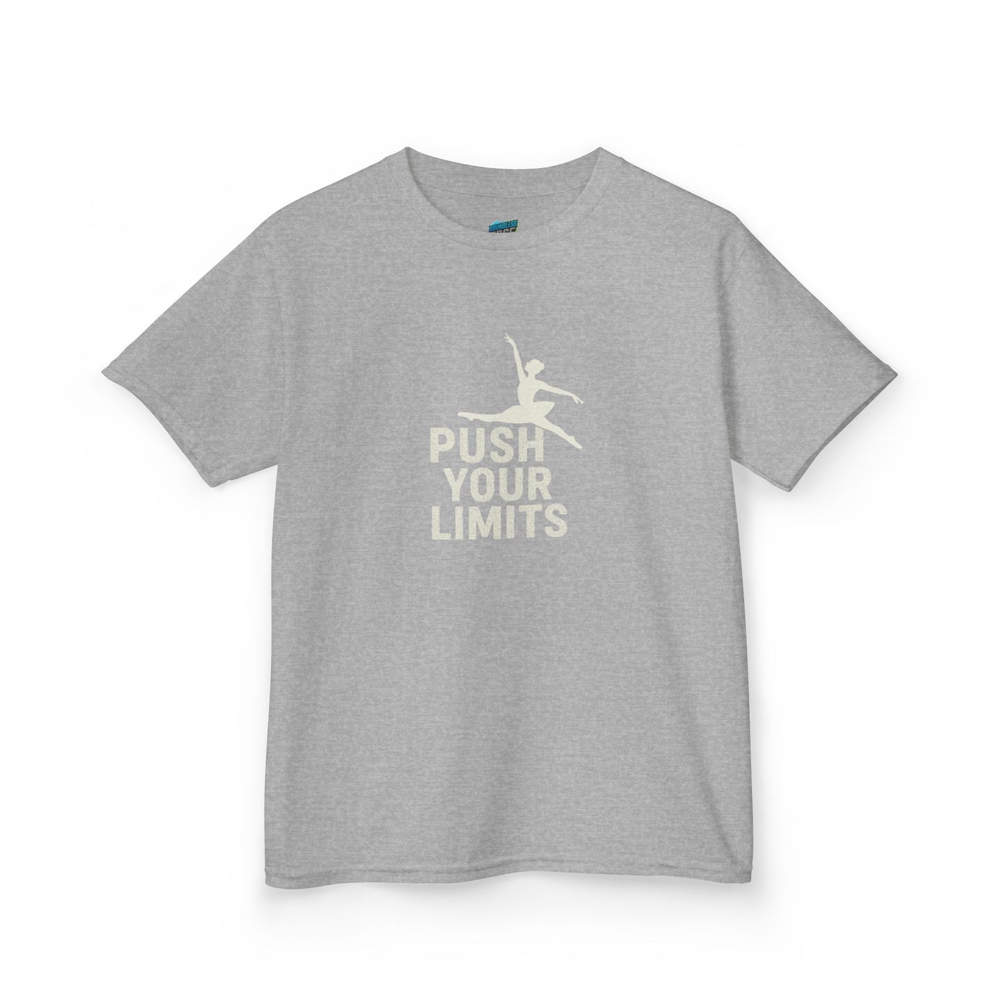 Push Your Limits Dancer Girls' Heavy Cotton T-Shirt