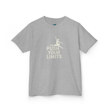 Push Your Limits Dancer Girls' Heavy Cotton T-Shirt