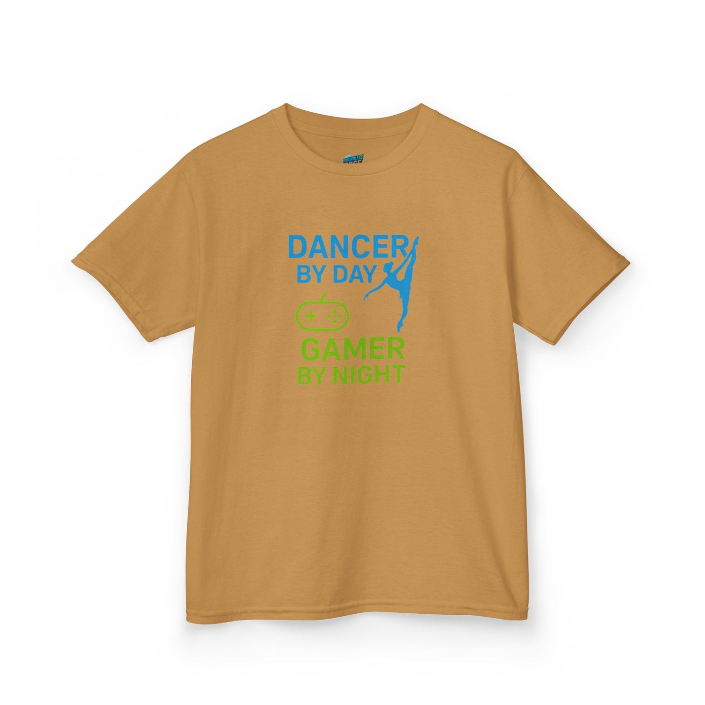 Dancer by Day, Gamer by Night Girls' Heavy Cotton T-Shirt