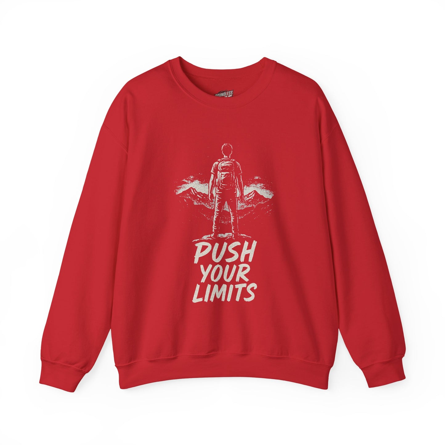 Summit Edition Push Your Limits Hiking Women's Basic Crewneck Sweatshirt