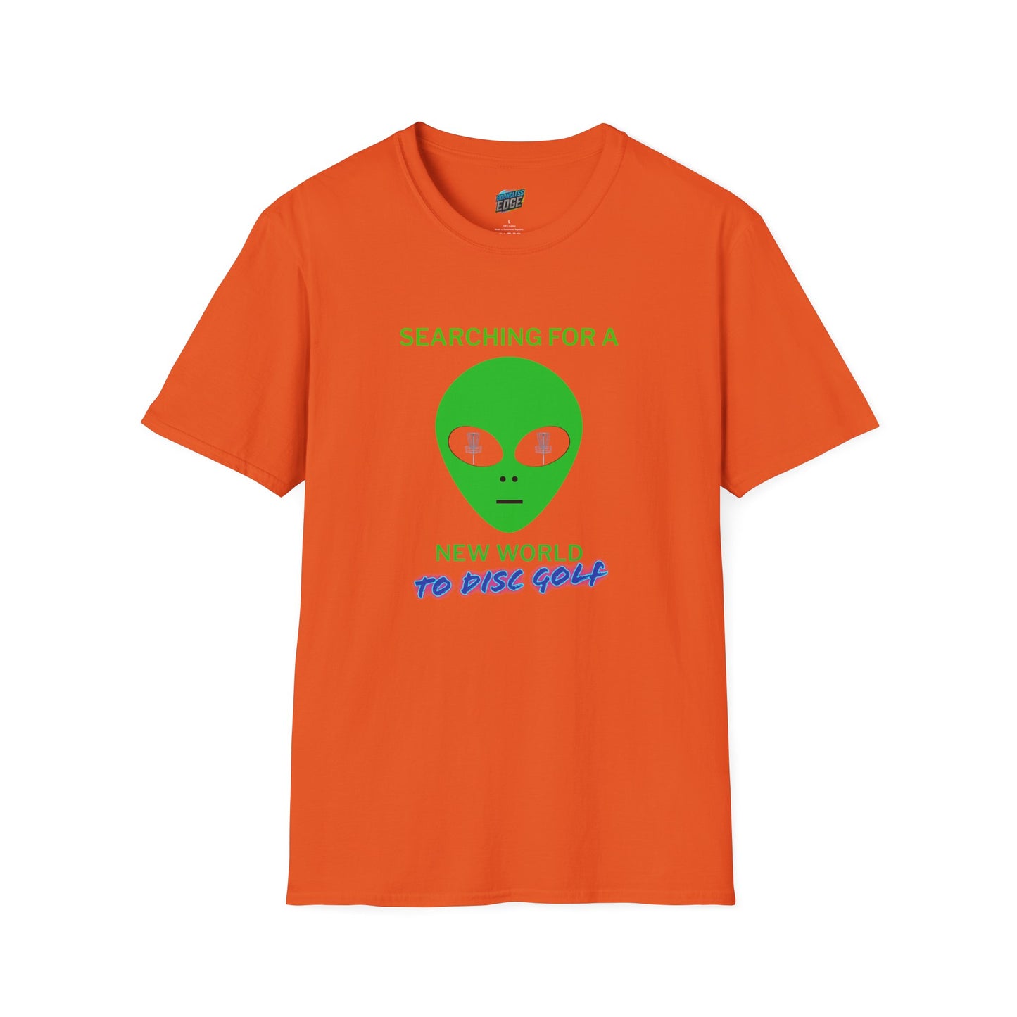 Alien New World To... Disc Golf Humor Men's Basic Softstyle T-Shirt