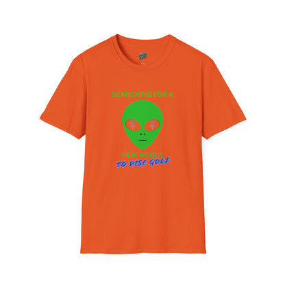 Alien New World To... Disc Golf Humor Men's Basic Softstyle T-Shirt