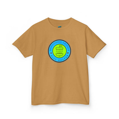 Professional Amateur Disc Golf Humor Boys' Heavy Cotton T-Shirt